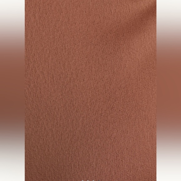 BHLDN's Piper V-neckline Bridesmaid Dress with V-silhouette Back in color Sedona - Picture 4 of 5